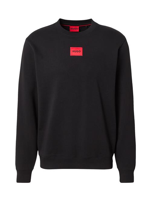 HUGO Sweatshirt 'Diragol212'  rød / sort