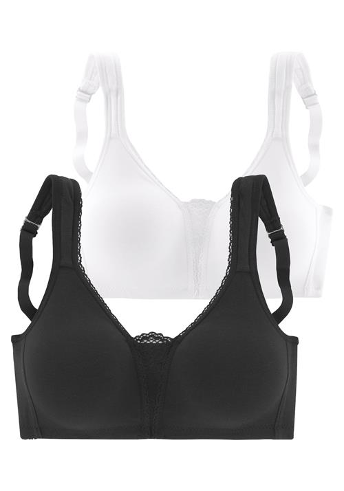 PETITE FLEUR BH  sort / hvid