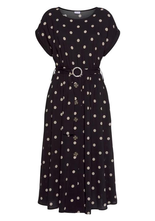 LASCANA Kjole  beige / sort