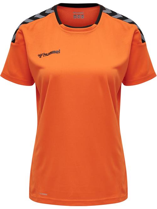Hummel Fodboldtrøje 'Authentic Poly'  grå / mørkeorange / sort