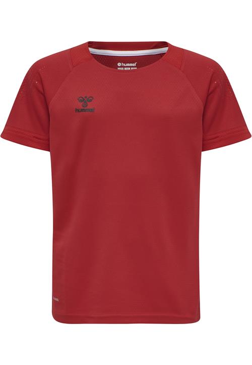 Hummel Funktionsskjorte  blodrød / sort