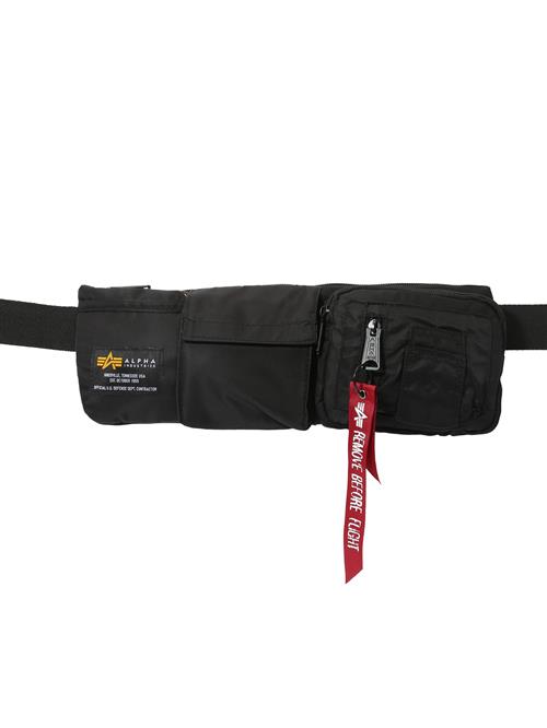 ALPHA INDUSTRIES Bæltetaske  sort
