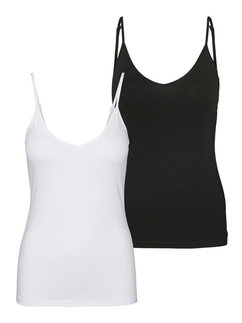 Vero Moda Tall Overdel 'MAXI'  sort / hvid