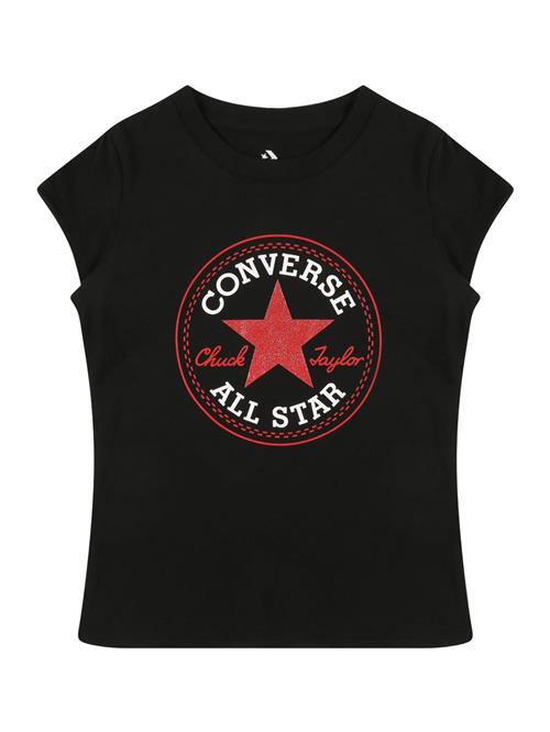 Se CONVERSE Bluser & t-shirts  rød / sort / hvid hos About You