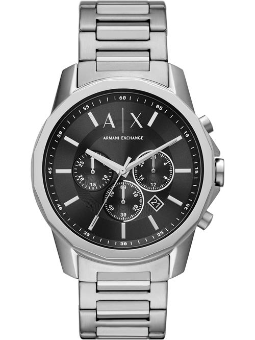 ARMANI EXCHANGE Analogt ur  sort / sølv