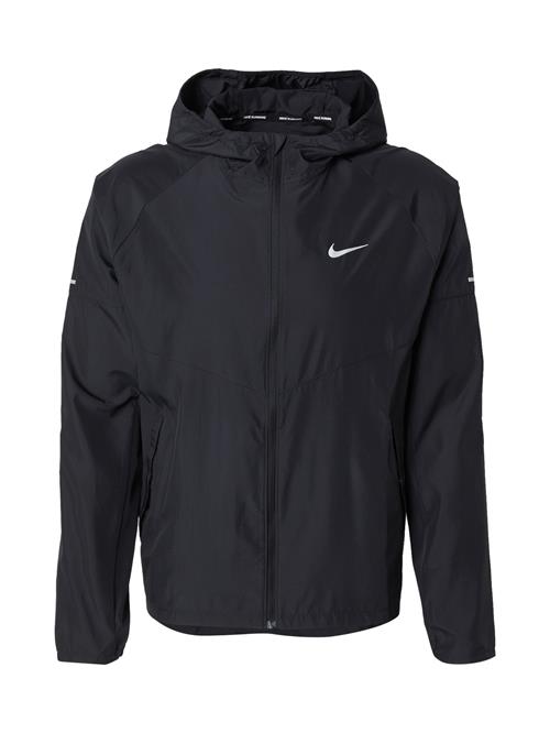 NIKE Sportsjakke  sort / hvid