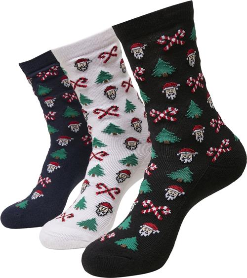 Urban Classics Sokker 'Grumpy Santa'  blandingsfarvet