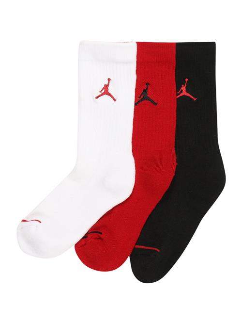 Jordan Sokker  rød / sort / hvid