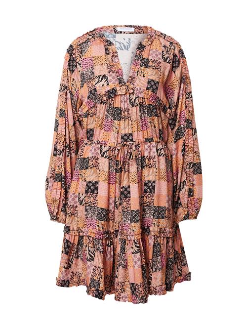 Hofmann Copenhagen Blusekjole 'Jenna'  orange / lyseorange / lyserød / sort