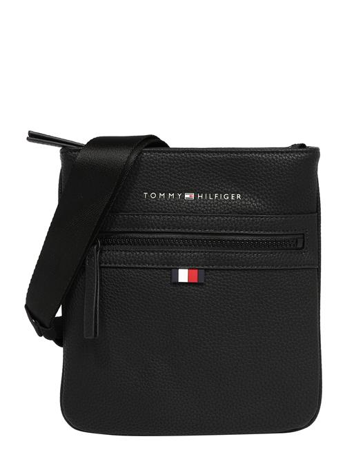 TOMMY HILFIGER Skuldertaske 'Essential'  rød / sort / hvid