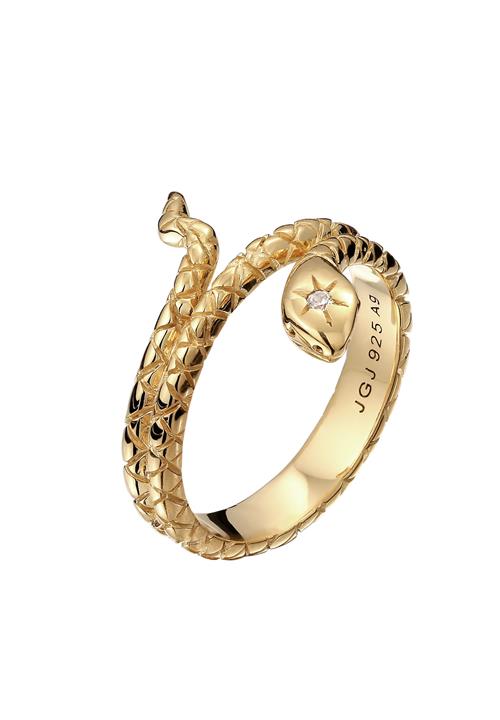 ELLI Ring 'Schlange'  guld
