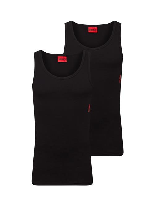 HUGO Undertrøje  rød / sort