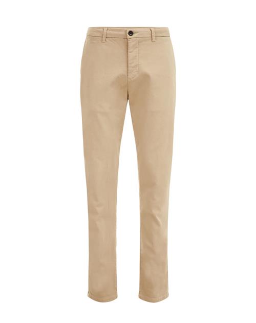 WE Fashion Lærredsbukser  beige