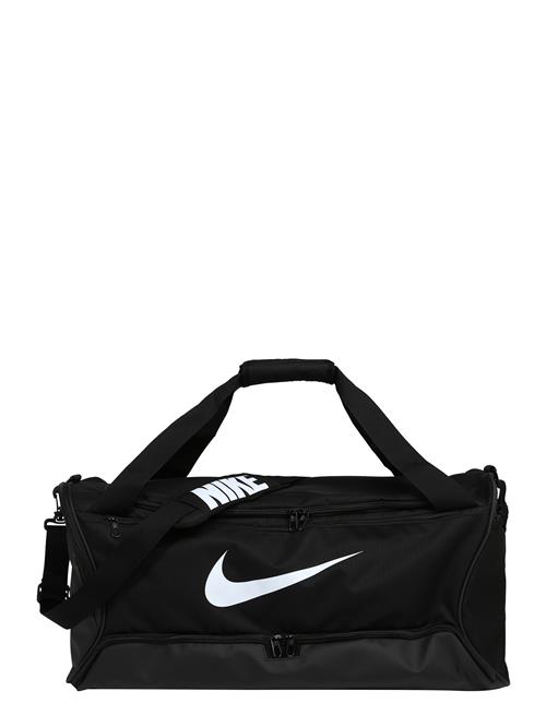 NIKE Sportstaske 'Brasilia 9.5'  sort / hvid