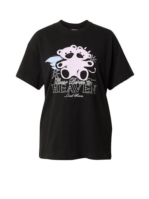 LOCAL HEROES Shirts 'RETURN TO HEAVEN'  lyseblå / sort / hvid