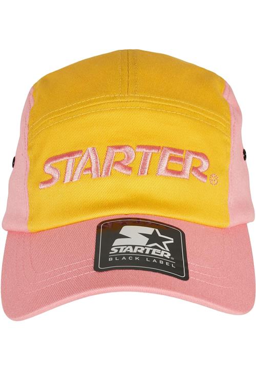 Starter Black Label Hætte 'Fresh Jockey'  gul / lys pink / sort / hvid