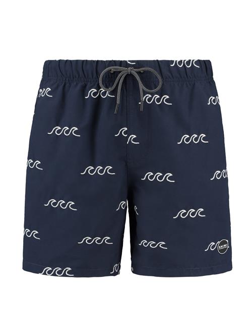 Shiwi Badeshorts 'Waves'  navy / hvid