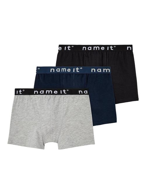 NAME IT Underbukser  natblå / grå-meleret / sort / hvid