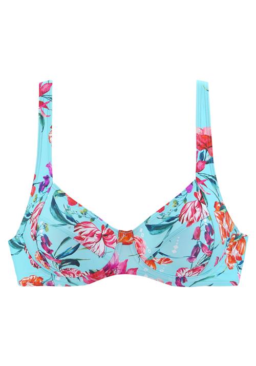 SUNSEEKER Bikinioverdel  himmelblå / grøn / orange / rød