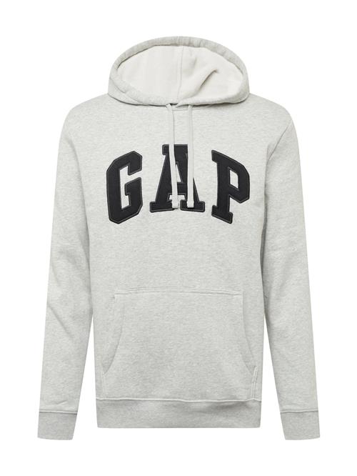 GAP Sweatshirt  lysegrå / sort