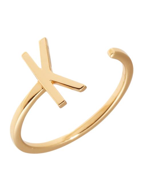 Design Letters Ring  guld