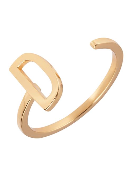 Design Letters Ring  guld