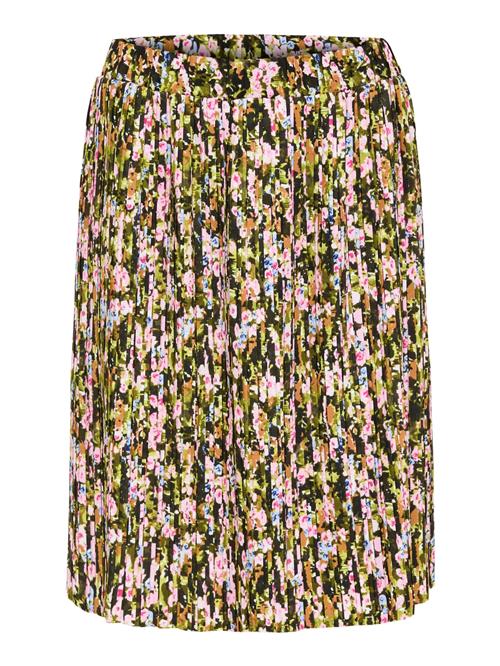 SELECTED Nederdel 'Evie'  æble / blandingsfarvet