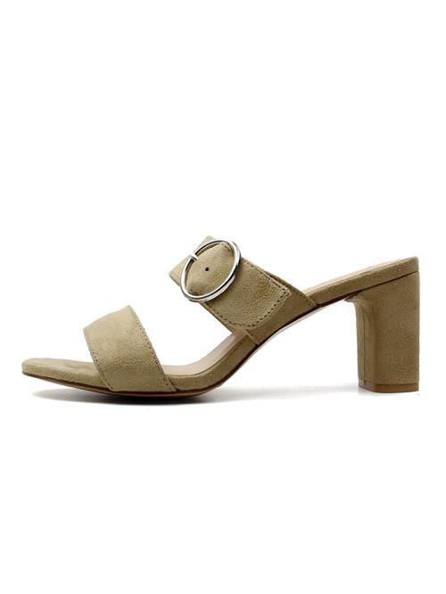 Celena Pantoletter 'Cattaleya'  lysebrun / sølvgrå