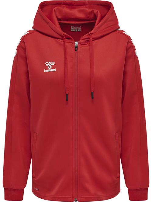 Hummel Sportssweatjakke  brandrød / hvid