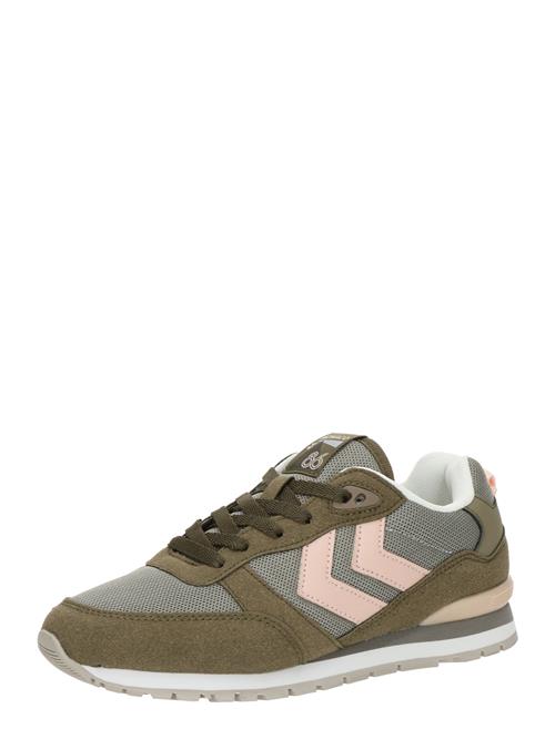 Hummel Sneaker low 'Monaco 86'  grøn / oliven / lyserød