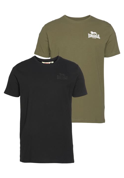 LONSDALE Bluser & t-shirts  oliven / sort / black denim / hvid