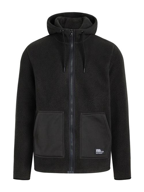 Redefined Rebel Fleecejakke 'Elmer'  sort / hvid