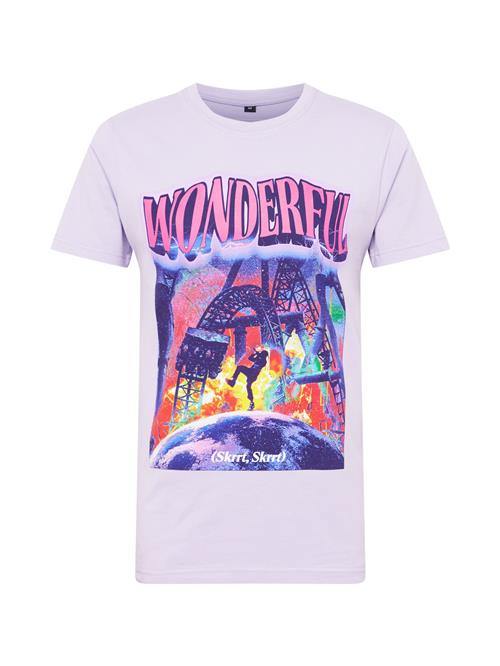 Mister Tee Bluser & t-shirts 'Wonderful'  gul / lyselilla / mørkelilla / brandrød