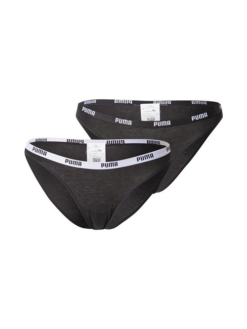 PUMA Slip  sort / sort-meleret / hvid