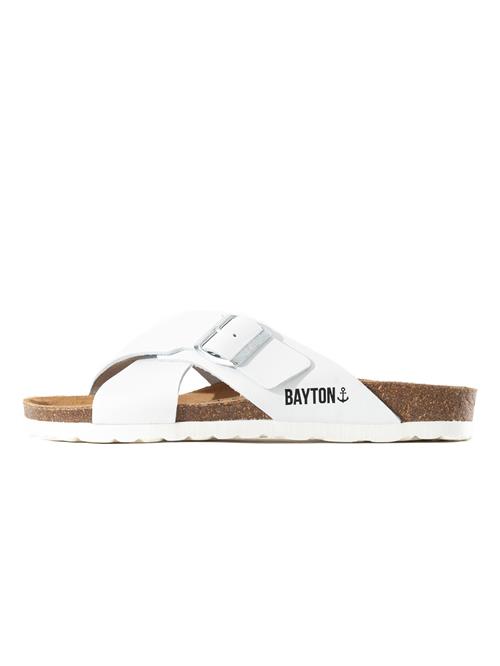 Se Bayton Pantoletter 'Era'  sort / hvid ved About You