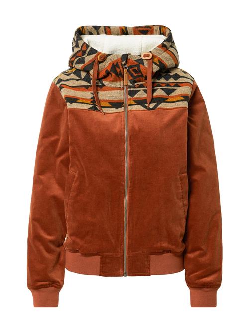 Iriedaily Vinterjakke  beige / curry / rustrød / sort