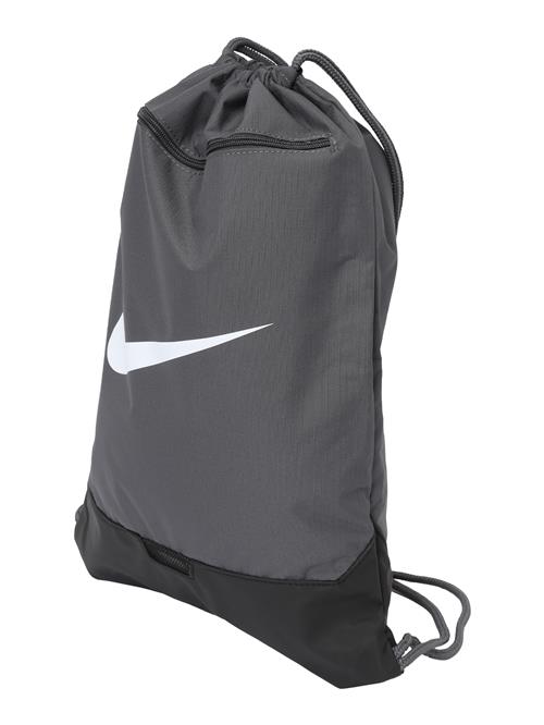NIKE Gymnastikpose 'Brasilia'  mørkegrå / sort / hvid