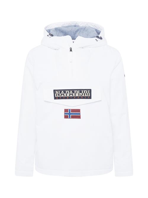 NAPAPIJRI Overgangsjakke 'Rainforest'  blå / rød / sort / hvid