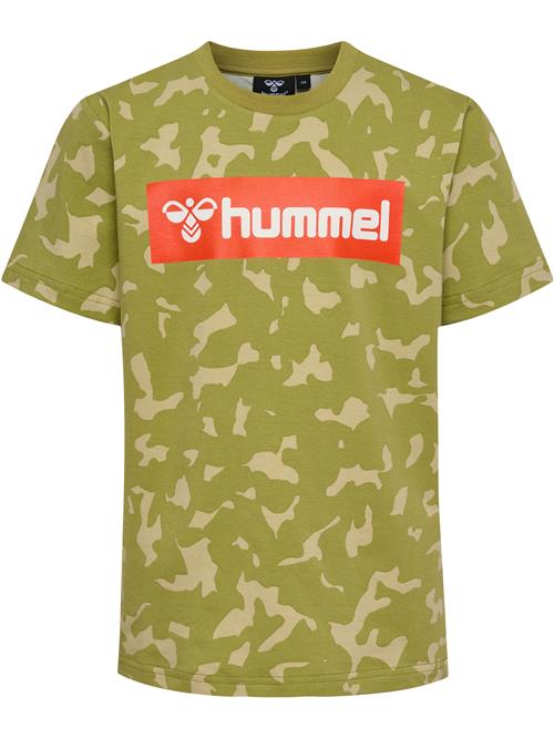 Hummel Shirts 'Rush'  khaki / oliven / rød / hvid