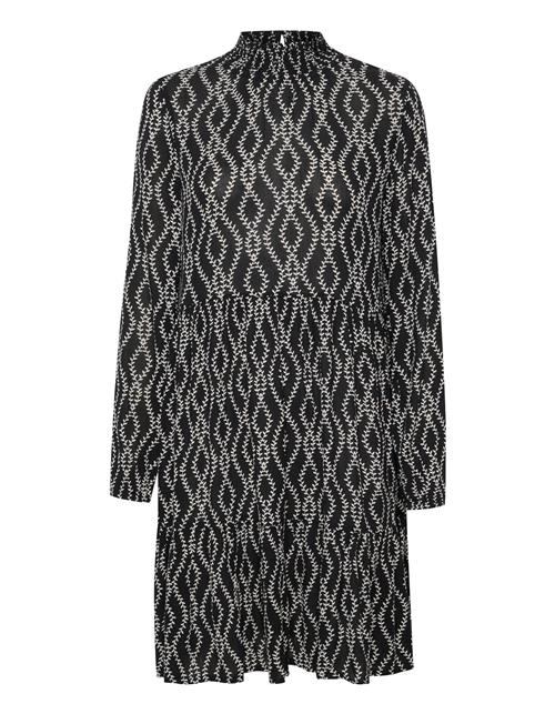 Kaffe Kjole 'Rikka'  sort / hvid