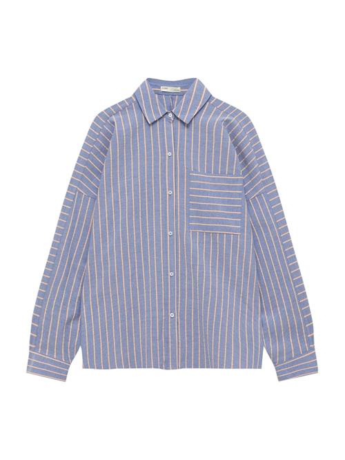 Se Pull&Bear Bluse  lavendel / orange / hvid ved About You