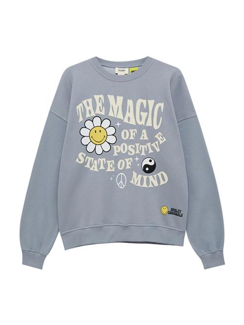 Se Pull&Bear Sweatshirt  lysegrå ved About You