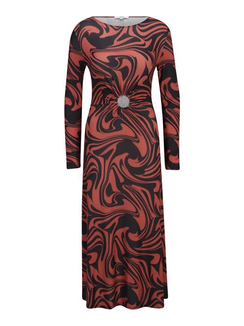 Dorothy Perkins Tall Kjole  rustbrun / sort