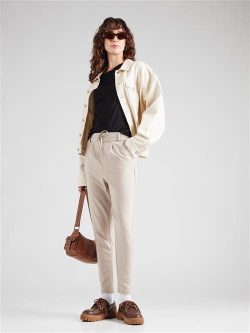 ONLY Bukser med lægfolder 'ONLPoptrash'  creme