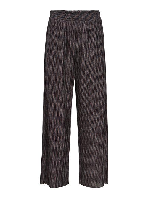 OBJECT Petite Bukser 'LUX'  lilla / sort