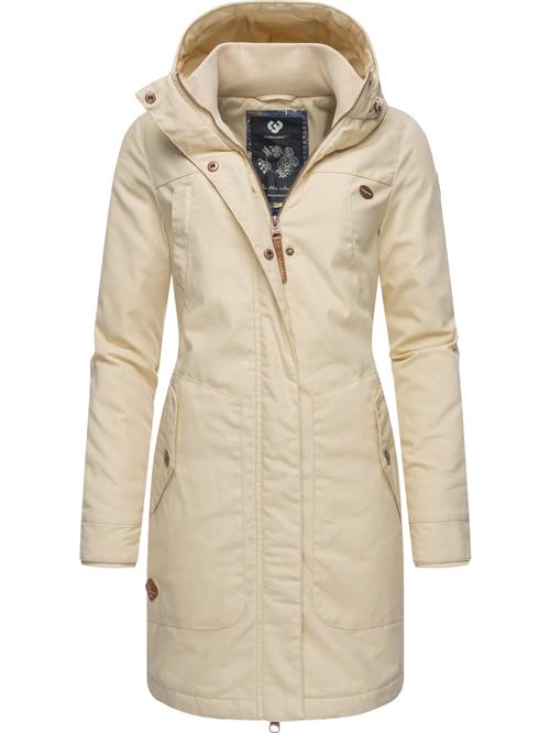 Ragwear Vinterfrakke 'Jannisa'  beige / brun / sort / hvid