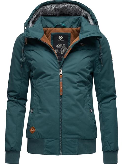 Ragwear Funktionsjakke 'Jotty'  karamel / mørkegrøn