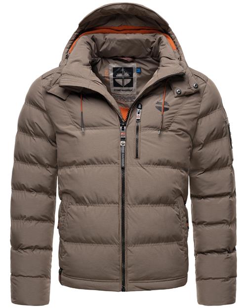 Se STONE HARBOUR Vinterjakke 'Arvidoo'  lysebrun ved About You