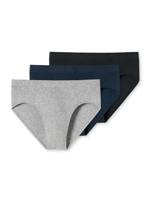 SCHIESSER Slip  navy / grå / sort