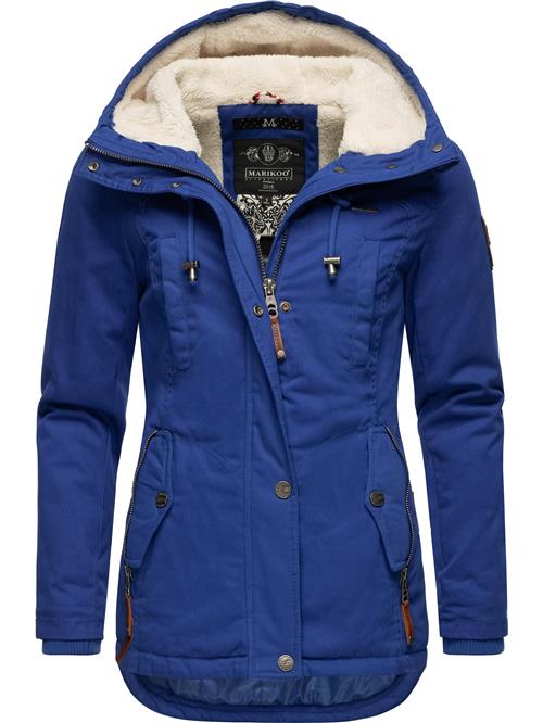 MARIKOO Vinterparka 'Bikoo'  blå / brun